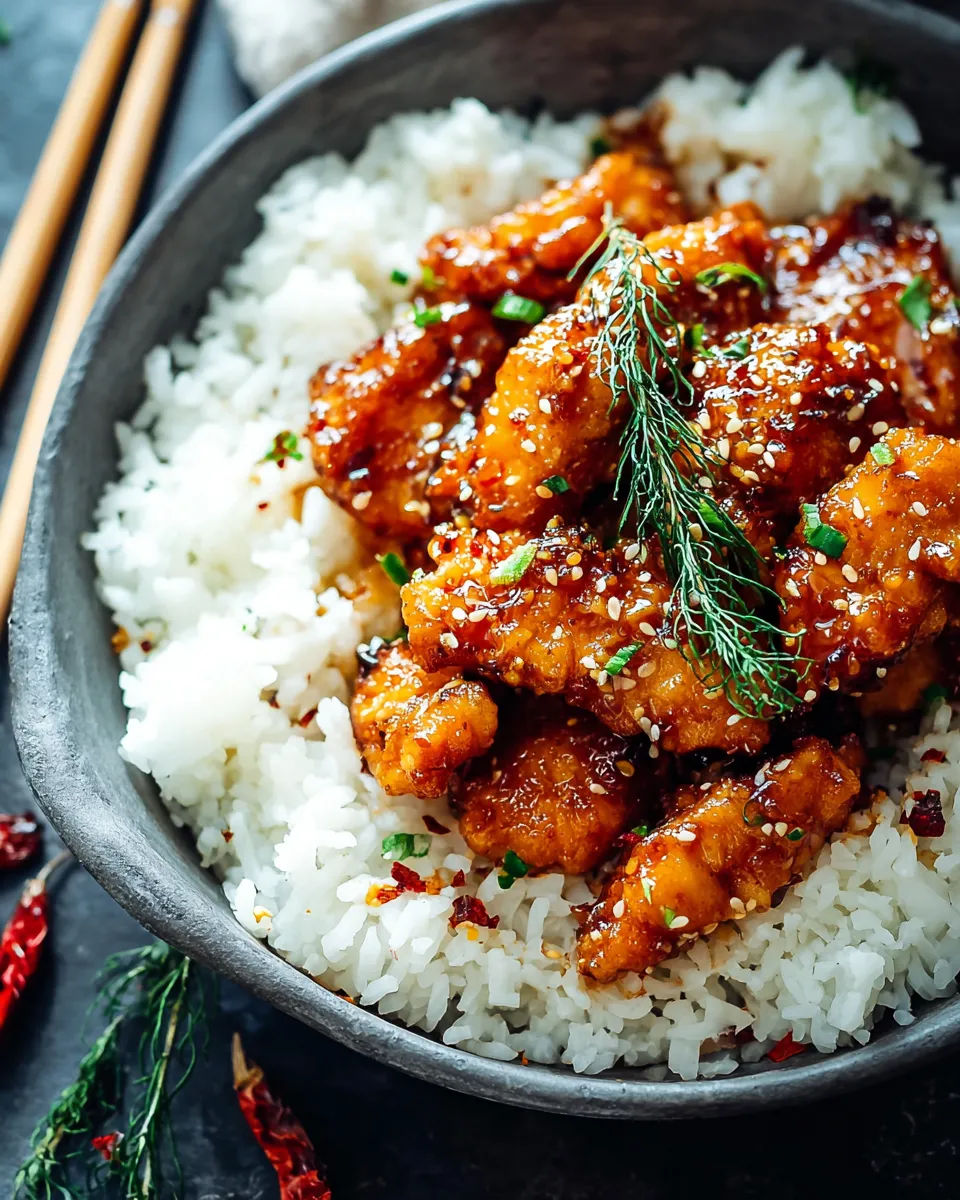 Honey Garlic Chicken