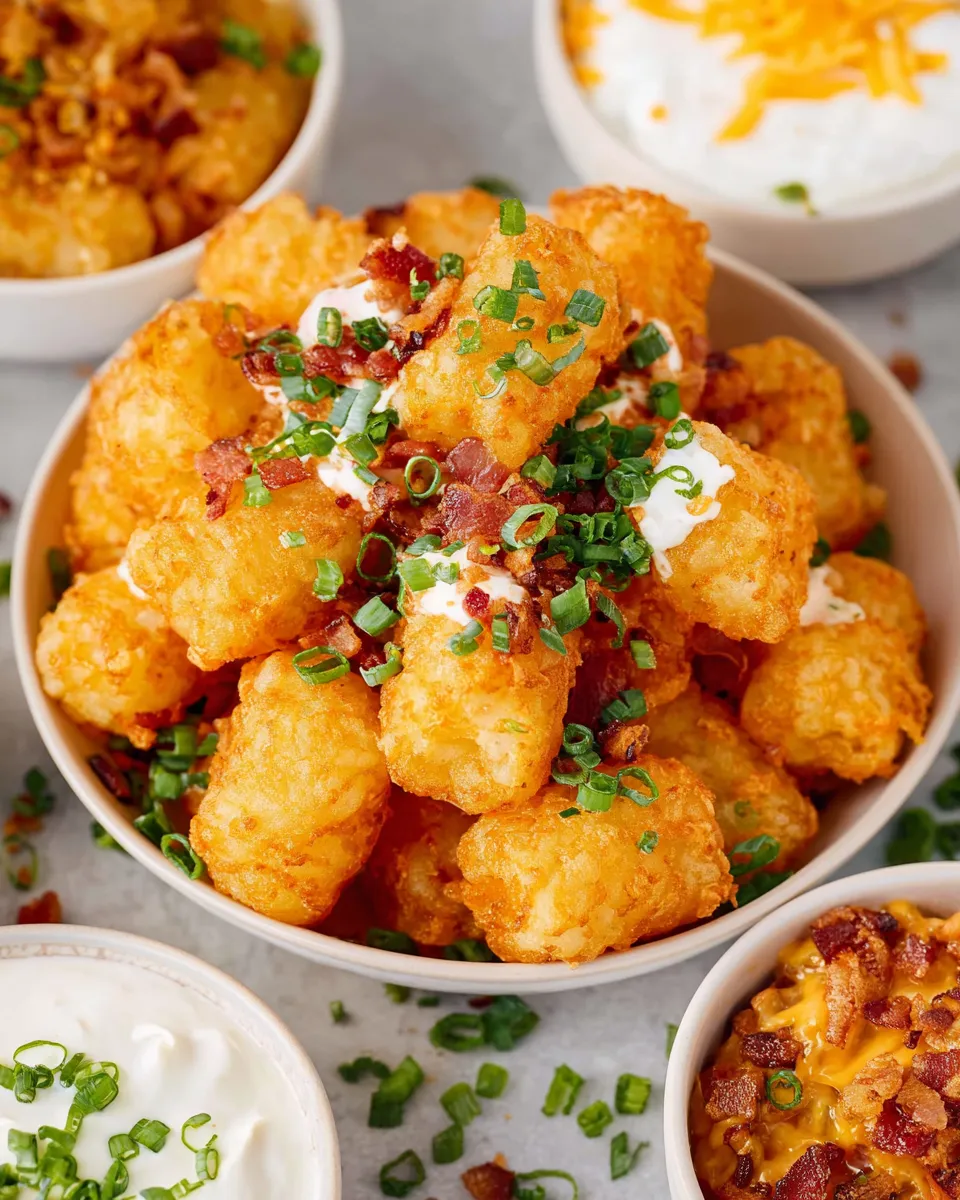LOADED TATER TOTS