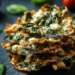Mediterranean Spinach and Feta Crisps