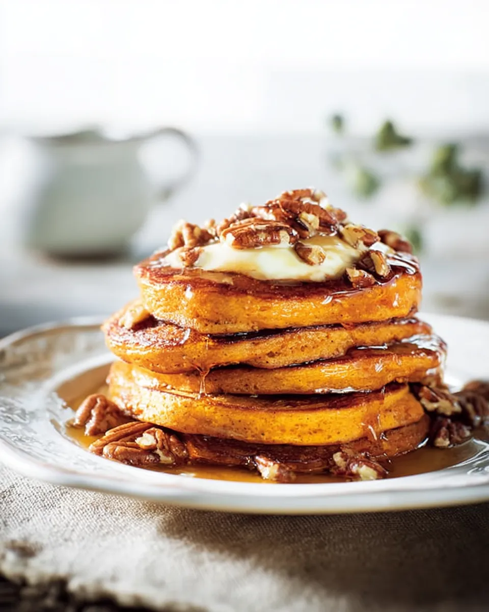 Pumpkin-Praline Pancakes