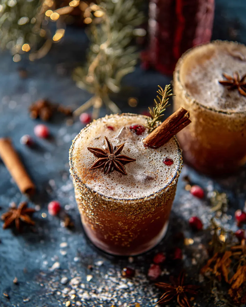 Spiced Up Christmas Margarita
