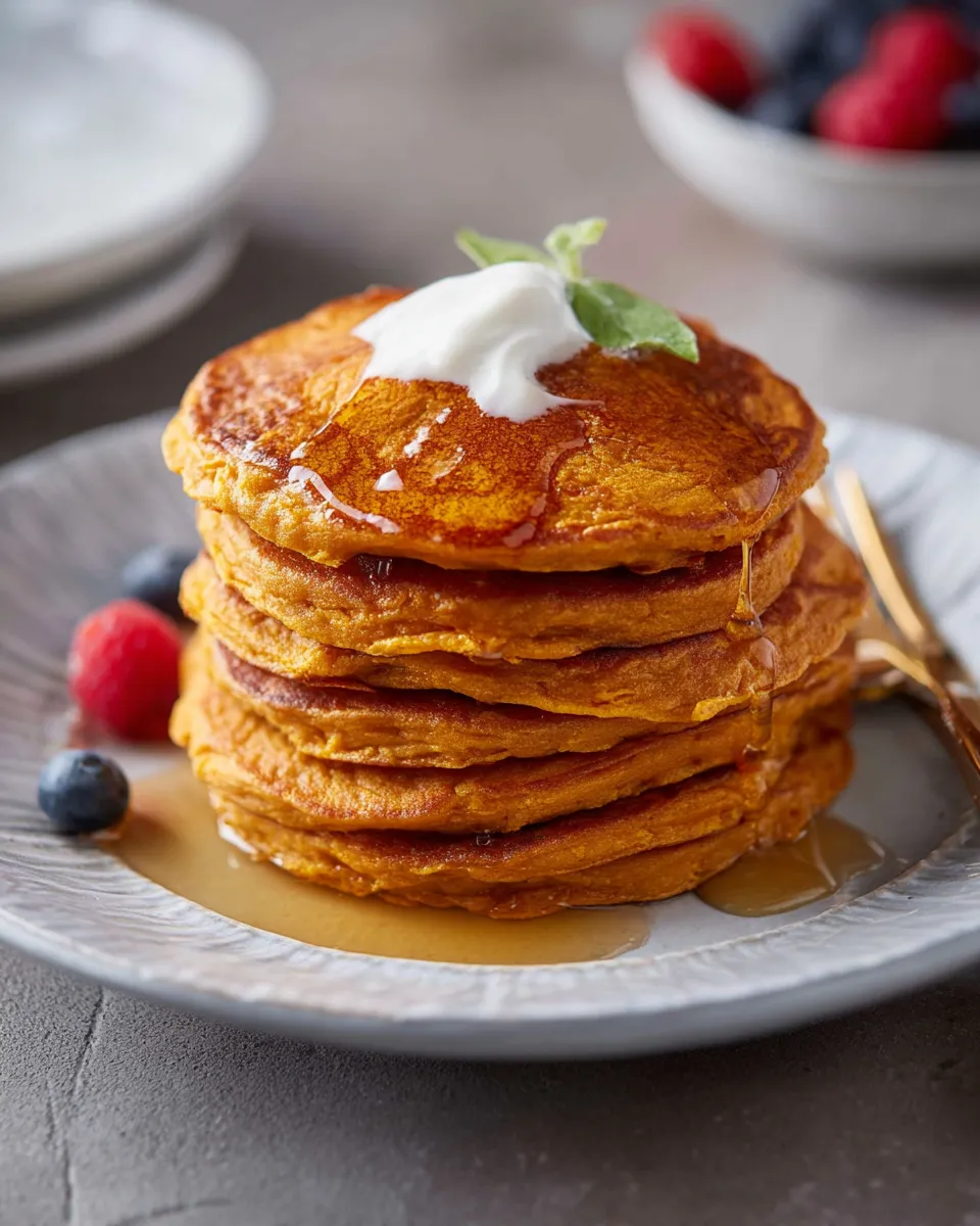 Sweet Potato Pancakes