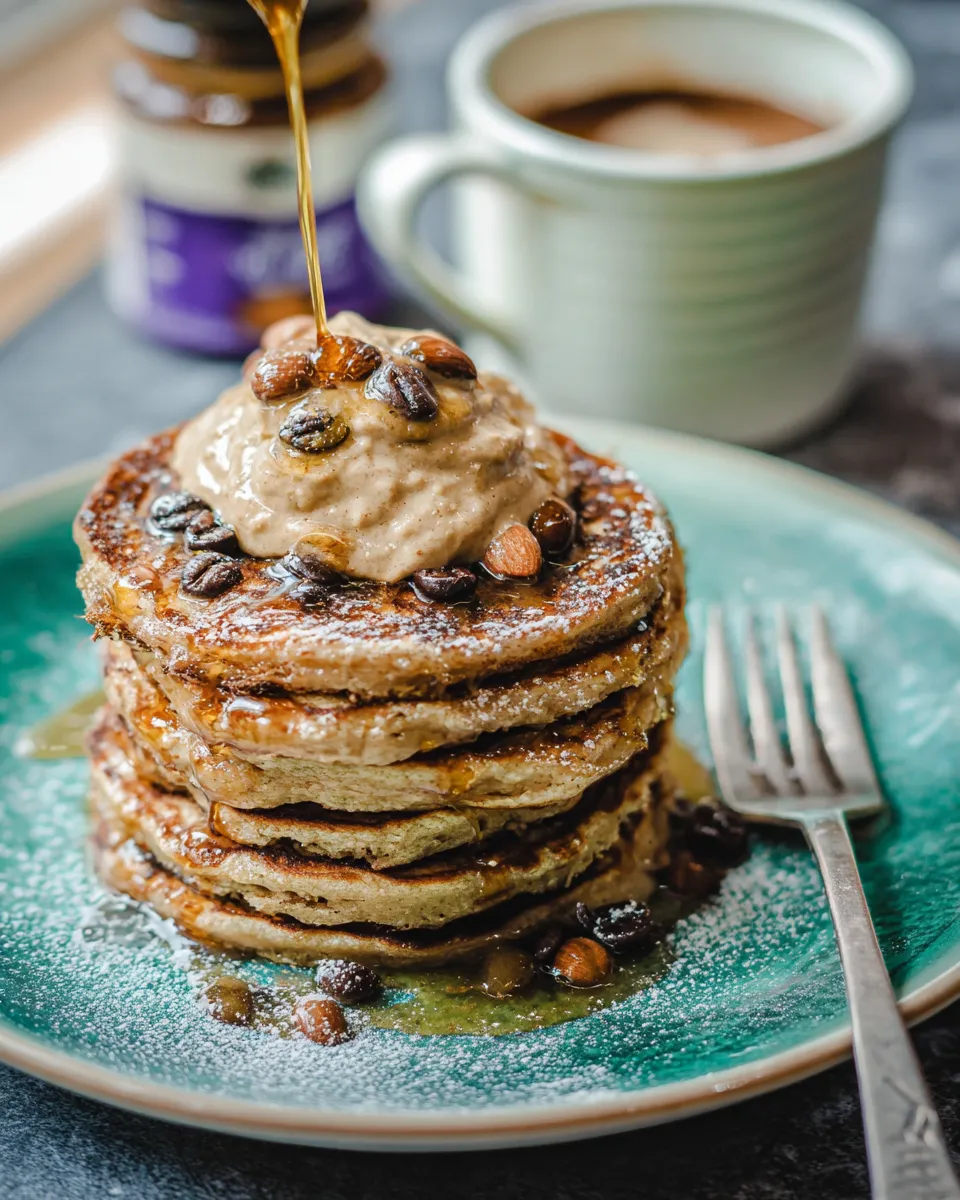 ALMOND ESPRESSO PANCAKES
