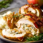 Apple Brie Stuffed Chicken