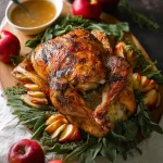 Apple Cider Glazed Roast Turkey Recipe