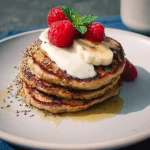 Banana, Oat and Chia Pancakes