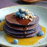 Blue Cornmeal Pancakes