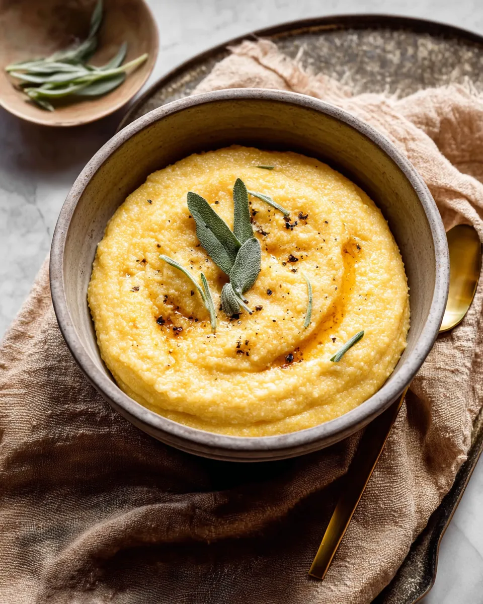 Brown Butter and Sage Polenta Recipe