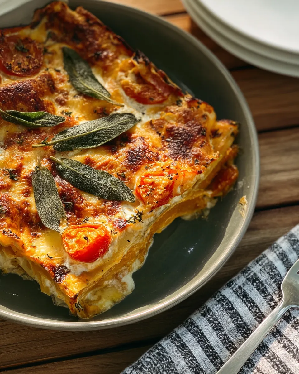 Butternut and Sage Lasagna
