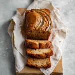 CARAMEL SWIRLED BANANA BREAD