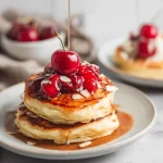 CHERRY ALMOND PANCAKES