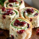 CRANBERRY AND FETA PINWHEELS