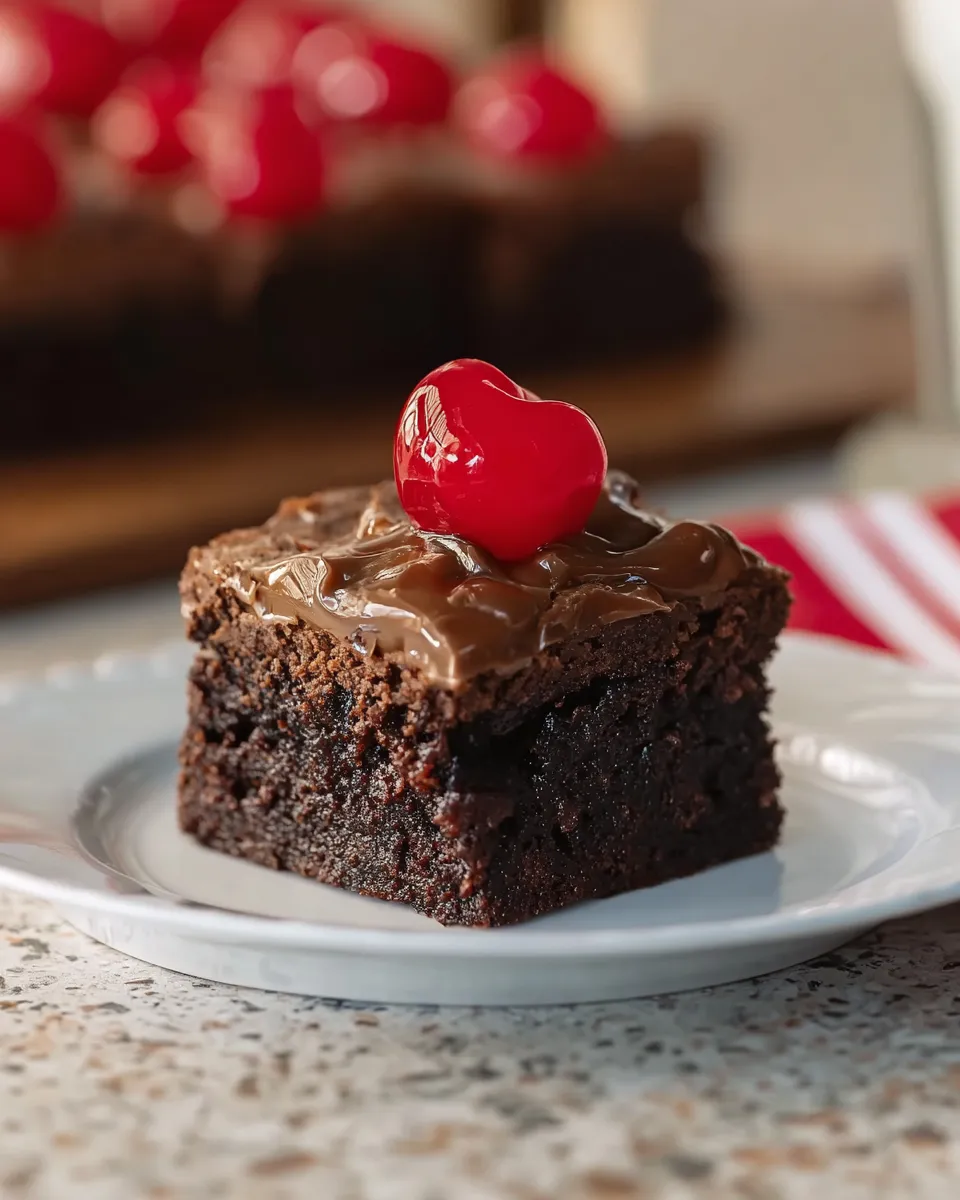 Cherry Cola Brownies