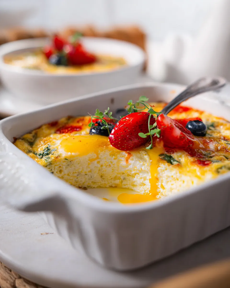 Cottage Cheese Egg Bake