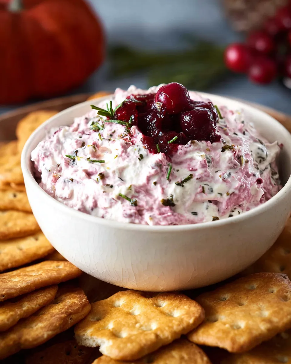 Cranberry Jalapeno Cream Cheese Dip