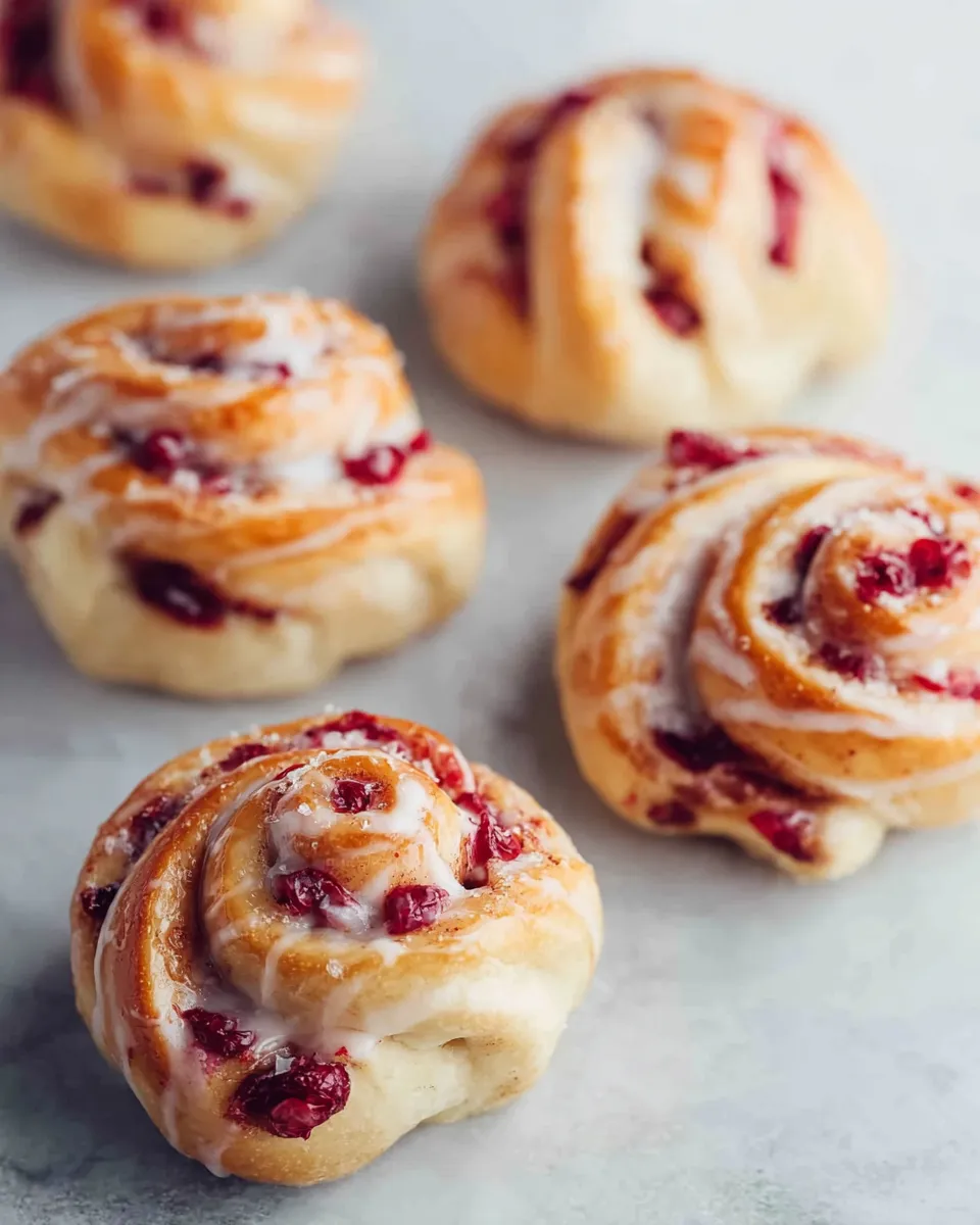 Cranberry Orange Sweet Rolls