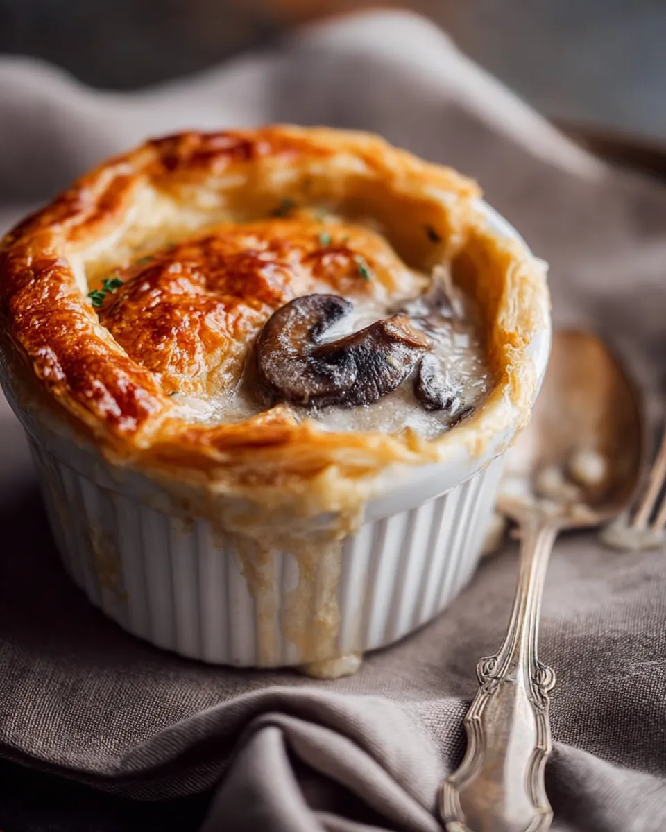 Creamy Mushroom Pot Pie