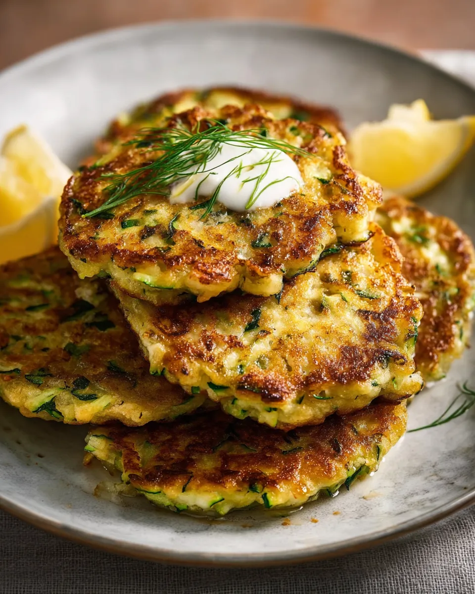 Fluffy Zucchini Pancakes