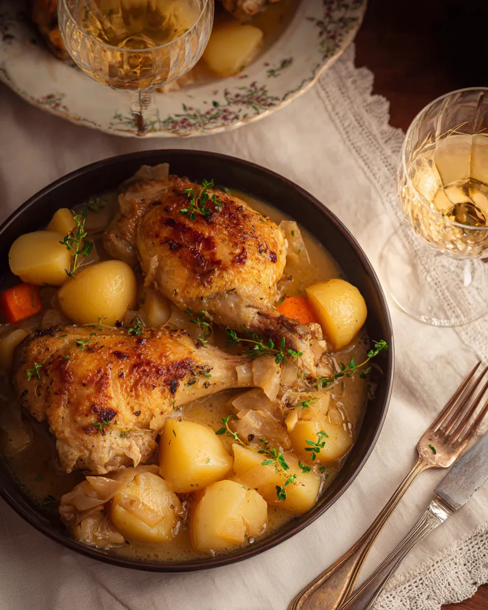 French Apple Cider Chicken