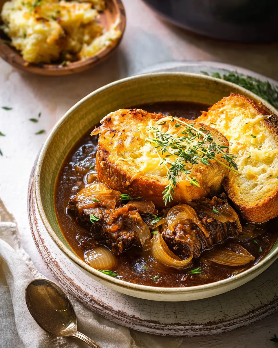 French Onion Beef Stew