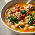 ITALIAN SAUSAGE WHITE BEAN SOUP