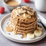 PEANUT BUTTER OATMEAL PANCAKES