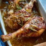 ROASTED TURKEY LEGS WITH GRAVY