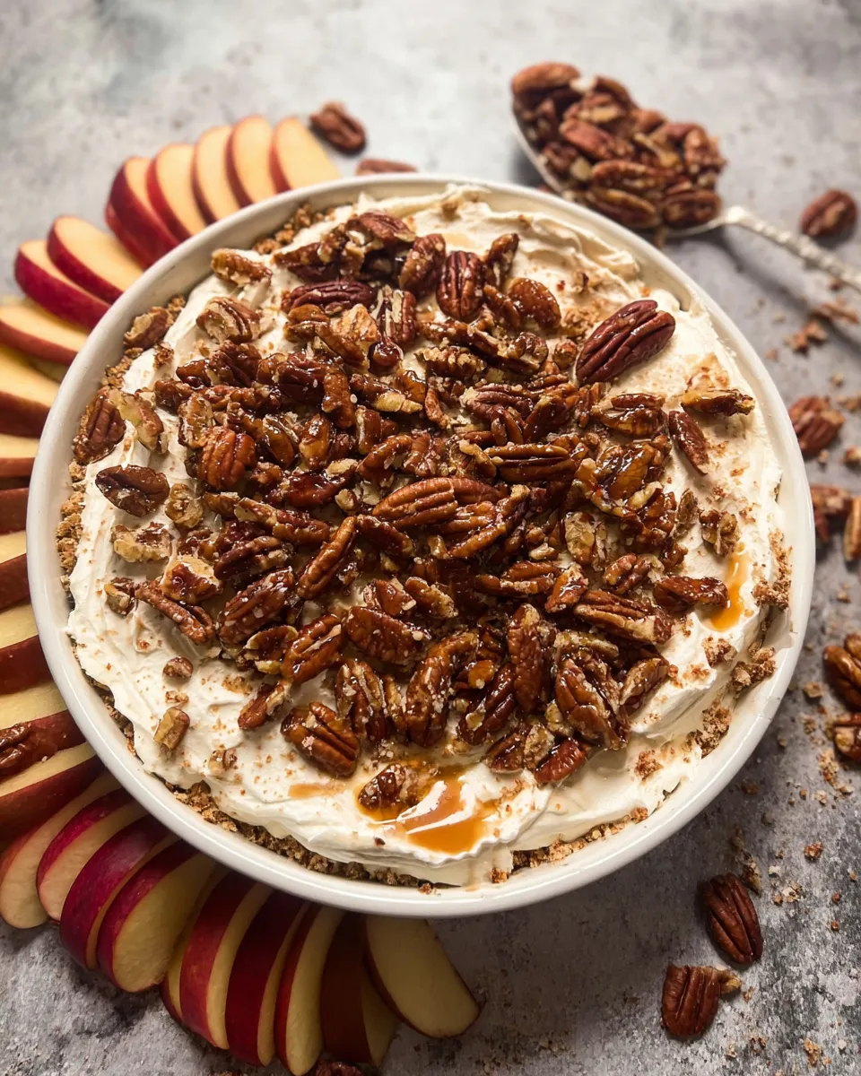 SALTED CARAMEL PECAN CHEESECAKE DIP