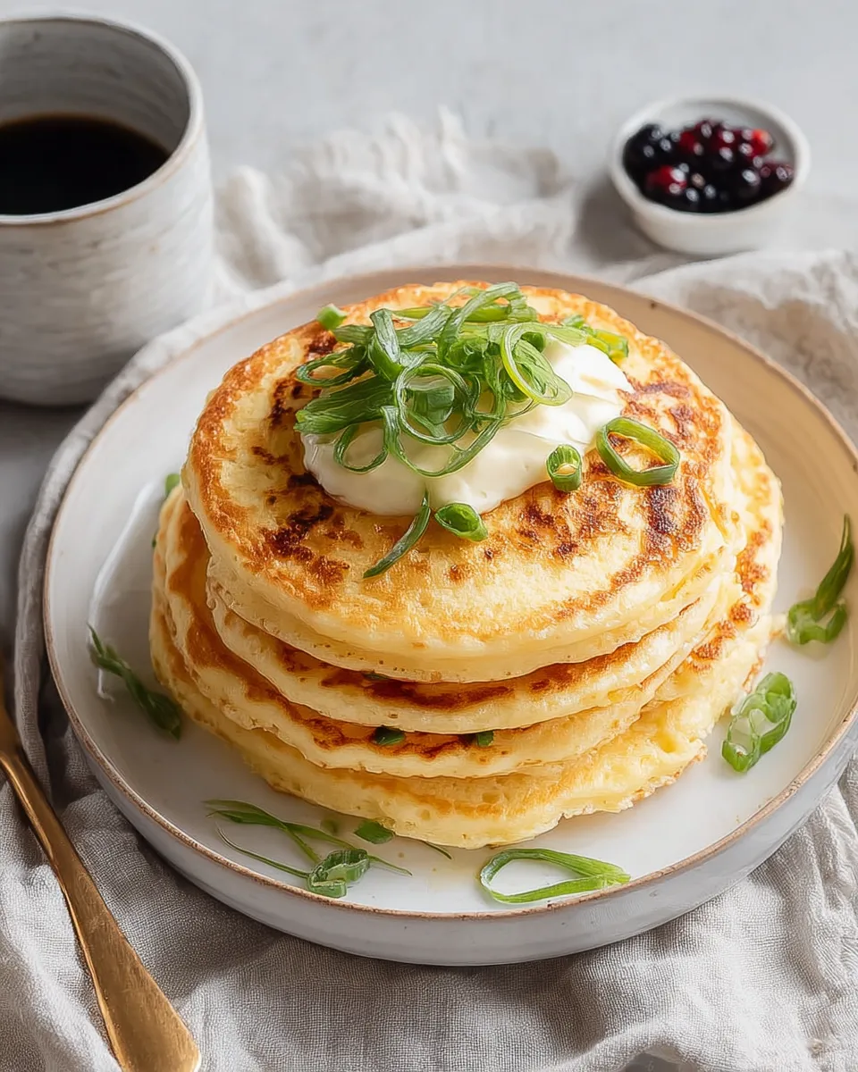Savoury Cheese Pancakes
