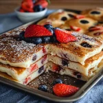 Sheet Pan Pancakes from Mix
