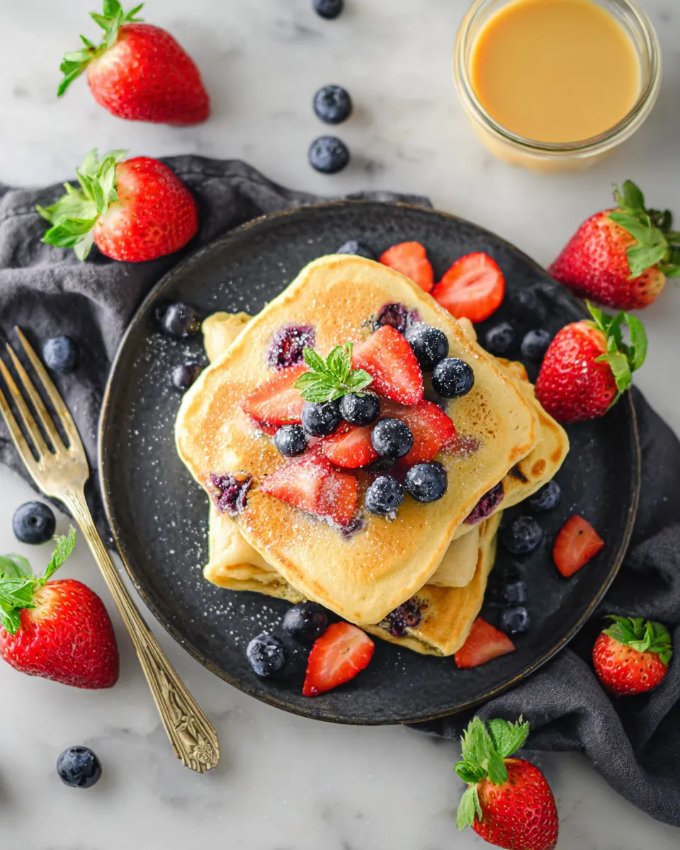 Sheet Pan Pancakes with Pancake Mix