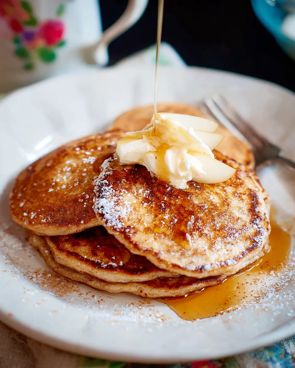 Spiced Pear Pancakes