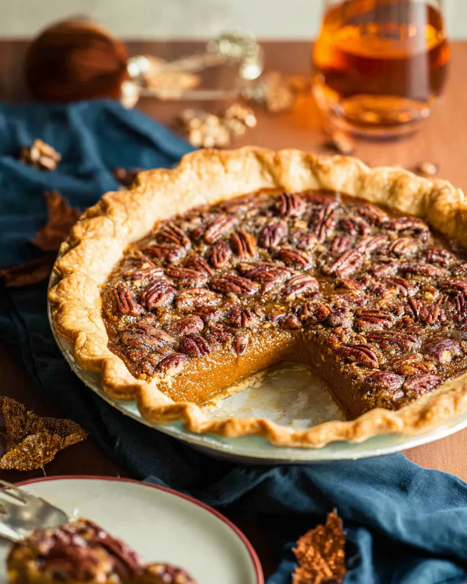 Sweet Potato Maple Pecan Pie