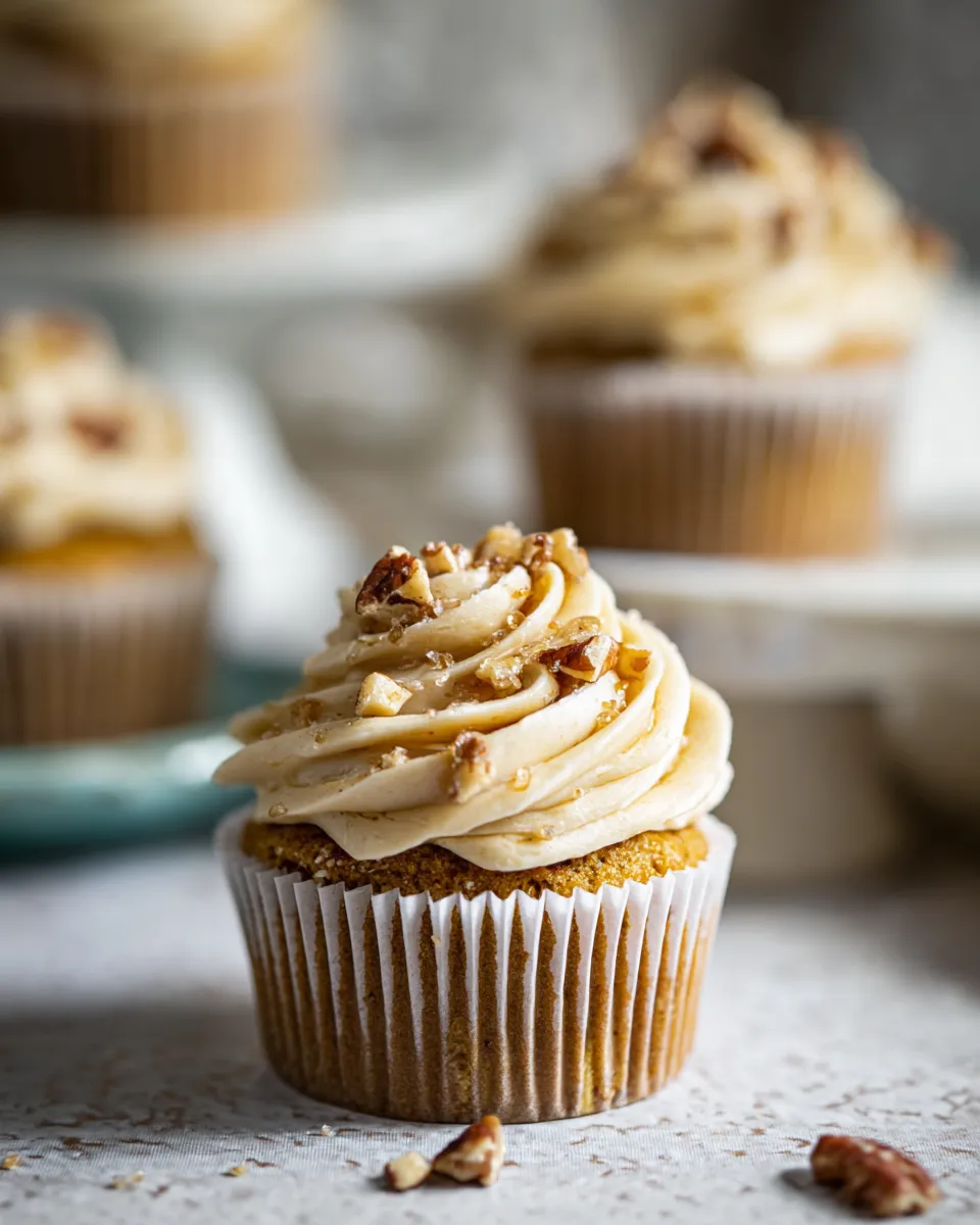 Sweet Potato Pecan Cupcakes