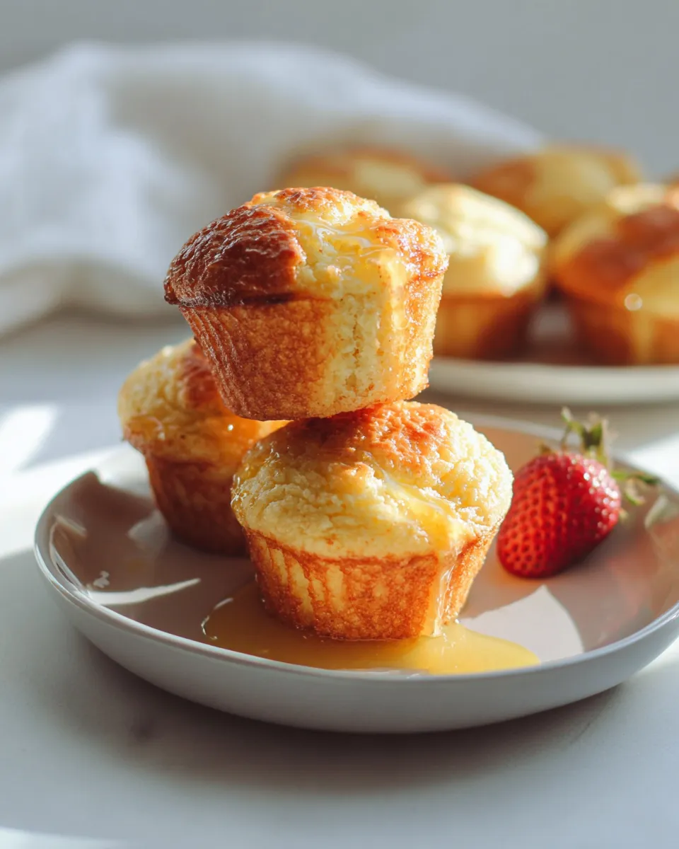 VANILLA GREEK YOGURT MUFFINS WITH PANCAKE MIX