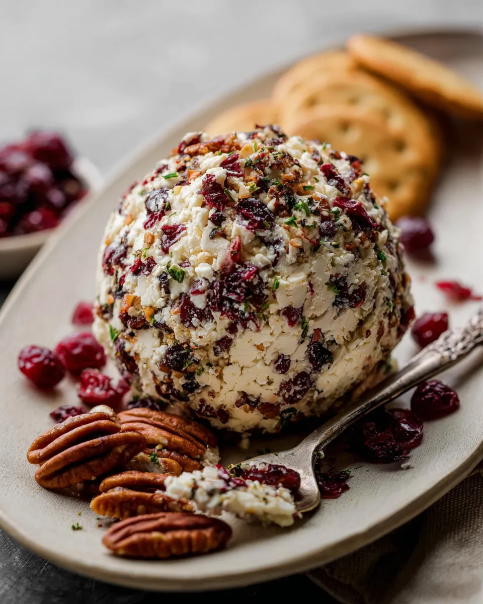 Cranberry Pecan Cheese Ball