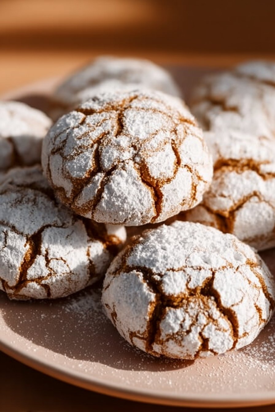 Cinnamon Coffee Crinkles