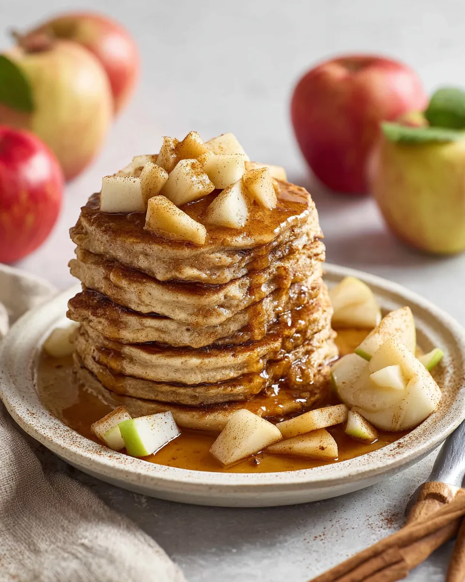 APPLE CINNAMON PANCAKES