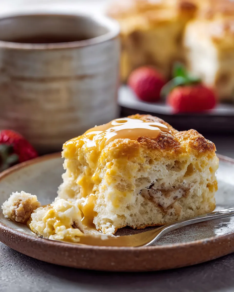 Butter Biscuit Breakfast Bake