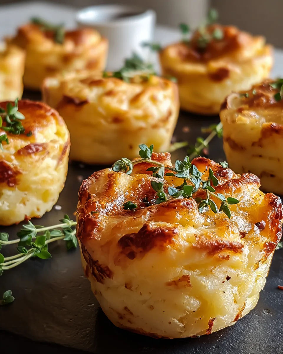 Cheesy Mashed Potato Puffs