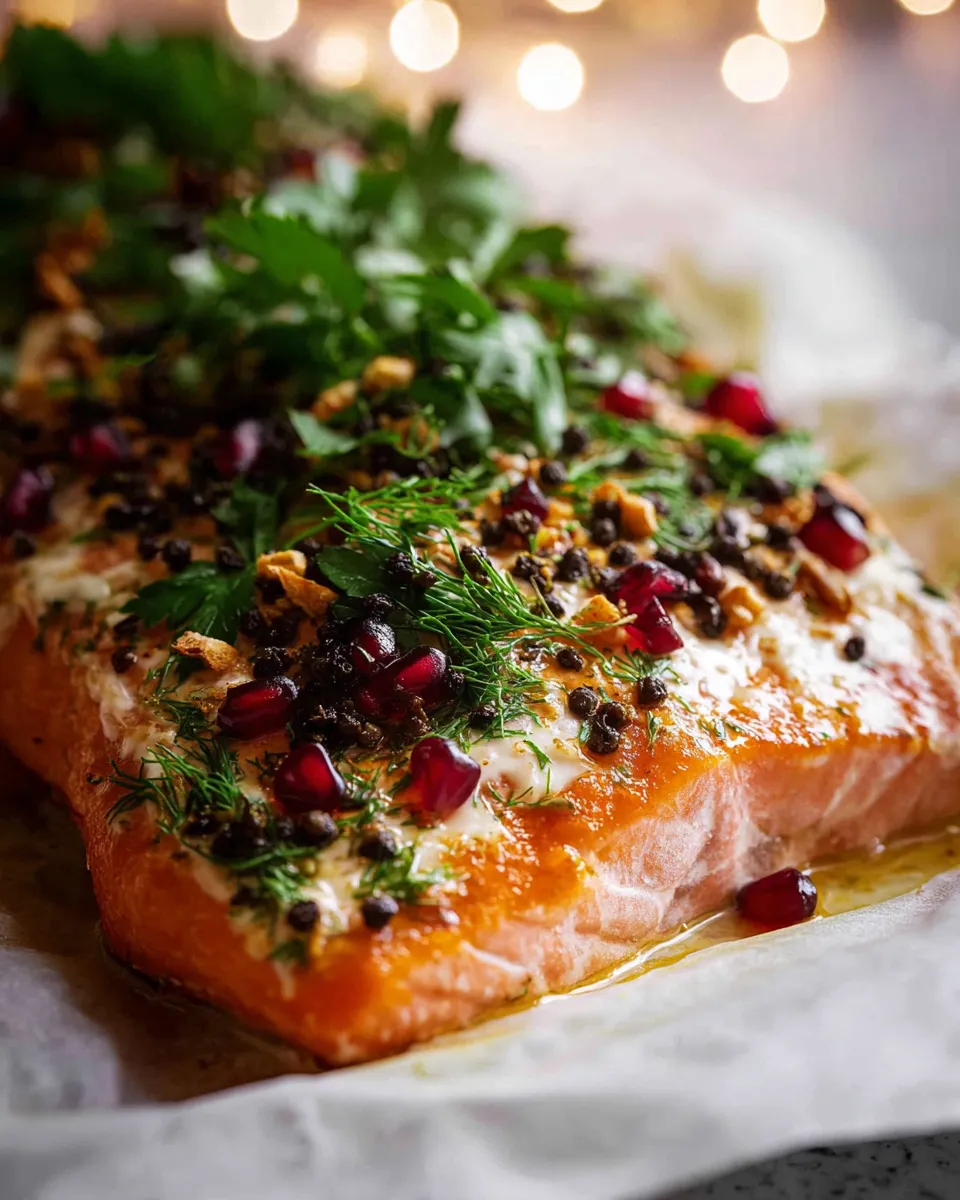 Christmas Baked Salmon