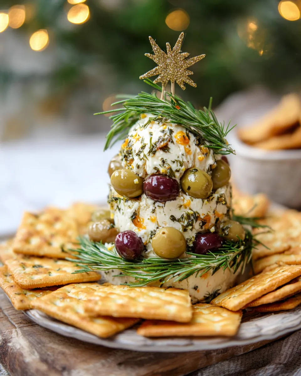 Christmas Tree Cheese Ball