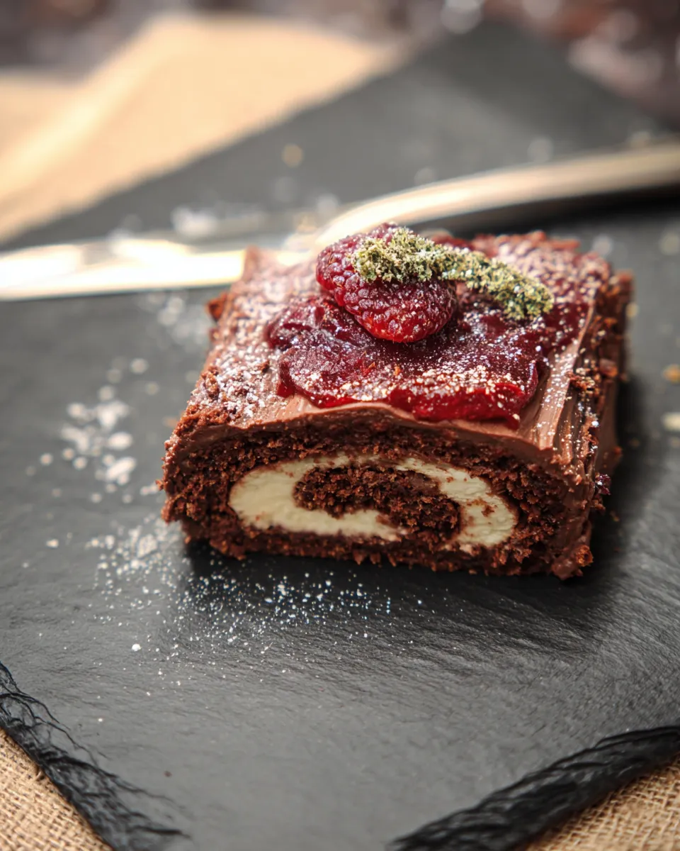 Classic Chocolate Yule Log