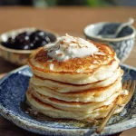 coconut cream pancakes
