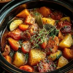 Cozy Autumn Crockpot Veggie Delight