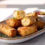 Crab Cake Egg Rolls