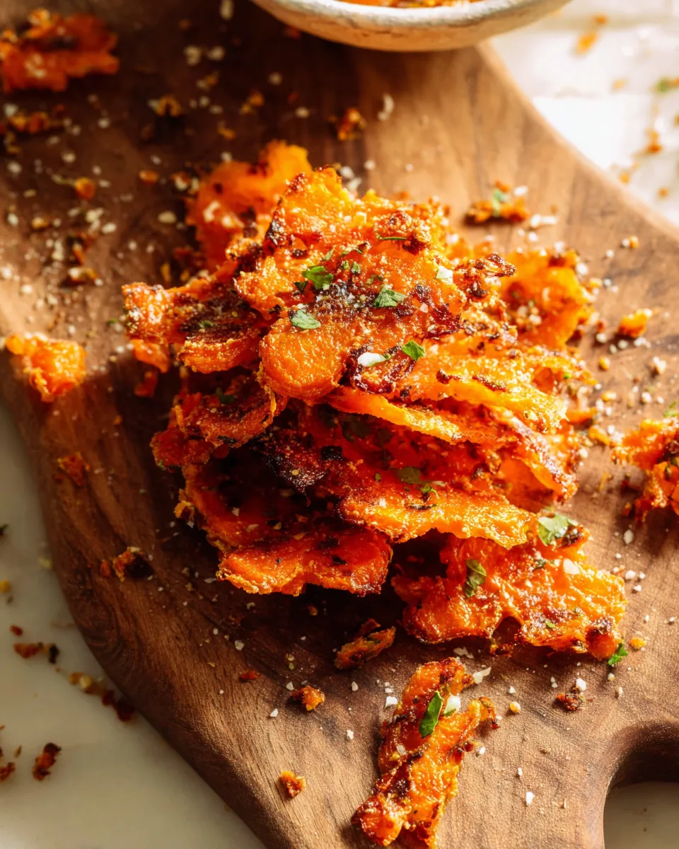 Crispy Smashed Carrots