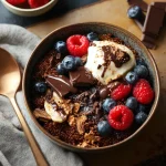 Dark Chocolate Quinoa Breakfast Bowl