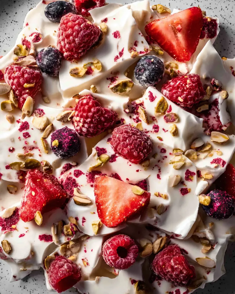 Frozen Yogurt Bark