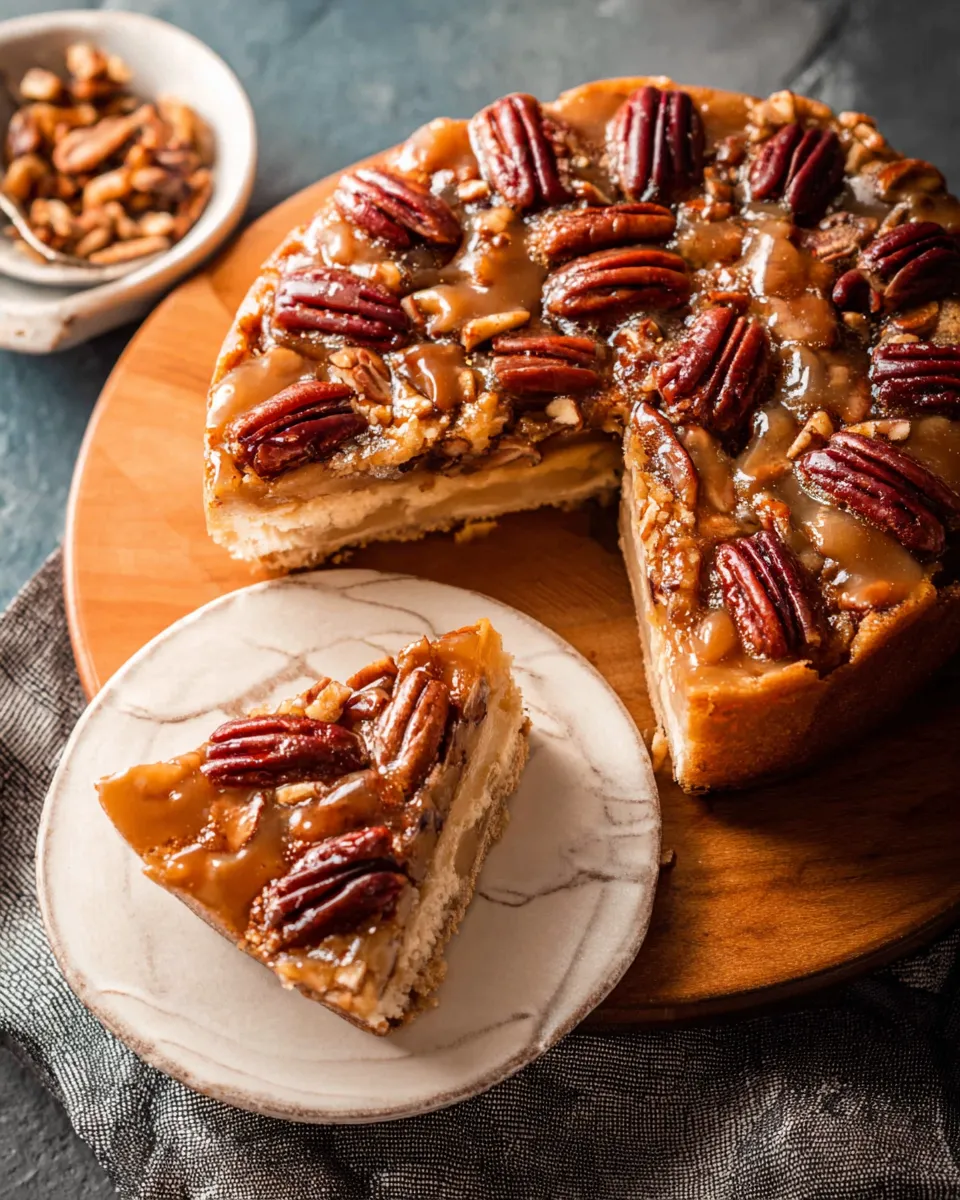 Gooey Butter Pecan Cake